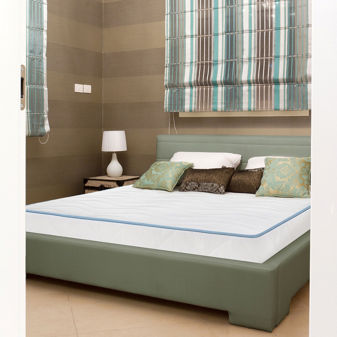 Saltea Ortopedica Green Future Blue Line 180x200x18 cm - imagine 7